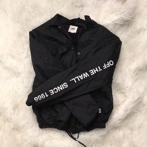 Vans black jacket